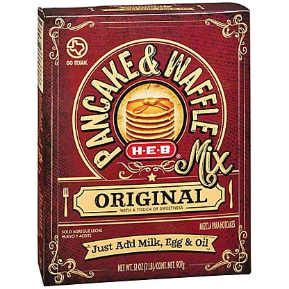 H-E-B Original Pancake & Waffle Mix, 32 oz