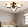 thumbnail image 1 of H.F Artsy 3-Light Modern Ring Jhumar Pendant Ceiling Chandelier Light For Bedroom | Kitchen Island | Diwali Decoration (Bulb Not Included) - Metal, 1 of 4