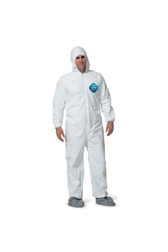 Tyvek Coveralls (Head & Feet), X-Large
