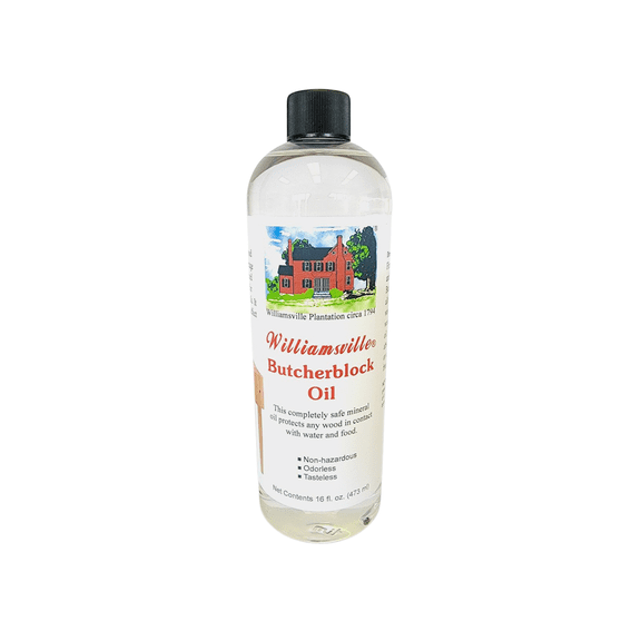 H.F. Staples: Williamsville Butcherblock Oil 16 oz.