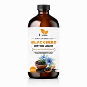 H For Herbs Blackseed Bitters Liquid Super Concentrated for Overall Wellness, 16 fl oz