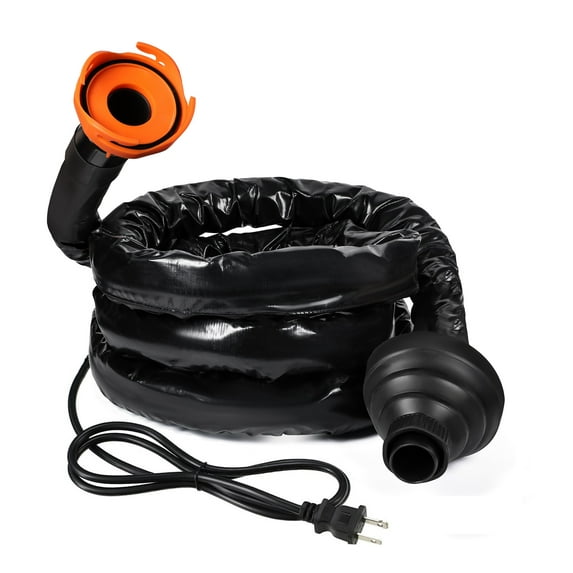H&G lifestyles 15ft Heated Sewer Hose for RV Avoid Freezing at -20°F RV Heated Water Hose Black