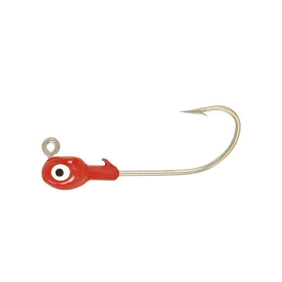 H&H Arrow Jig Heads 1/4 Red 10 Per Pack A1410-01