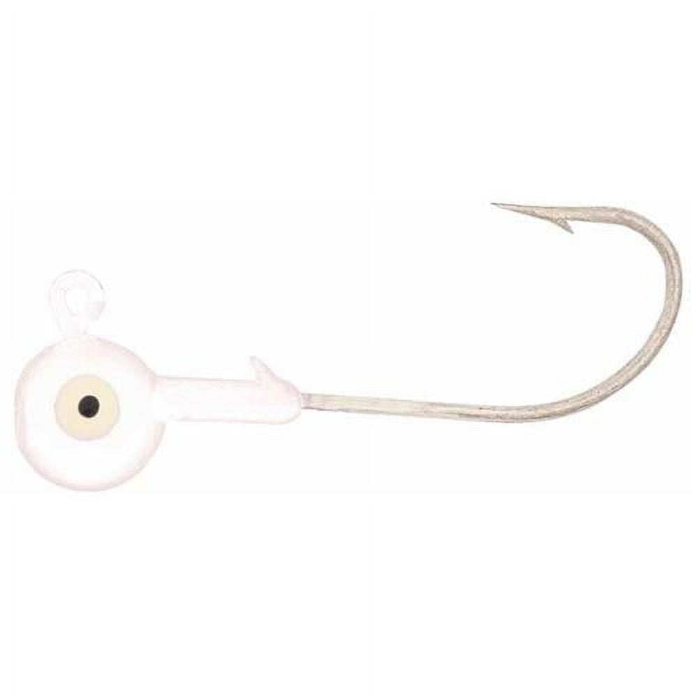 H&H Cocahoe Jig Head 3/8 White 10 Per Pack C3810-02