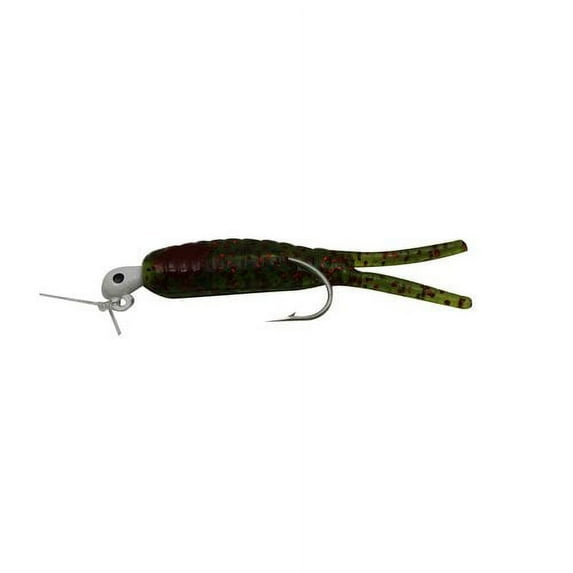 H&H Double Rig Sparkle Jig, Avocado Red, 1/4 oz