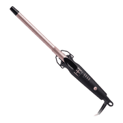 Hot & Hotter Extra Long 3/8 Inch Ceramic Tourmaline Curling Iron, Black/Rose Gold