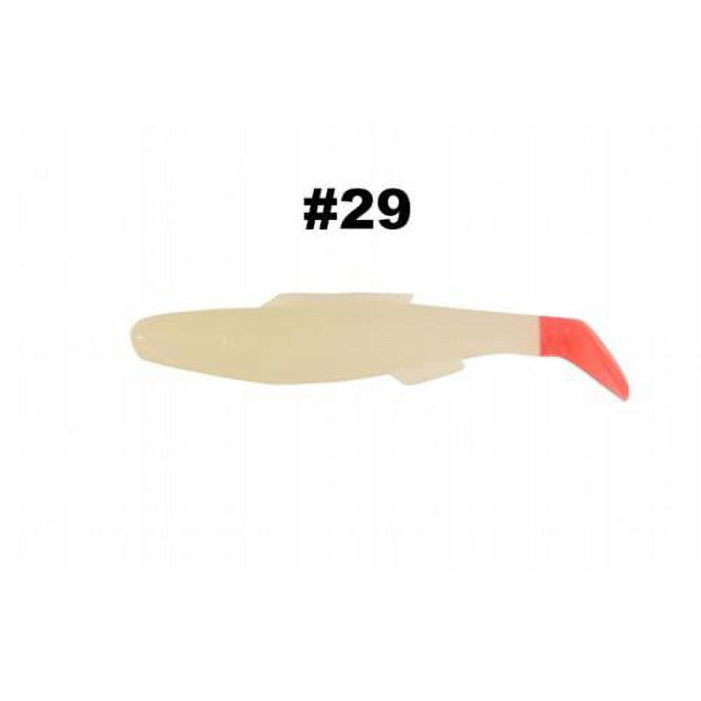 H&H CMR10-29 Cocahoe Minnow; 3" Glow/Firetail, 10/Pack - CMR10-29