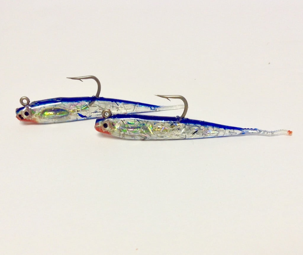 H&H Glass Minnow Double Rig 1/8oz All American Shad GMDR18-207 