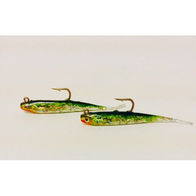 H&H Glass Minnow Double Rig 1/8oz Soldier Shad GMDR18-205