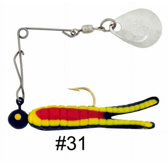 H&H King Spin-Nickel 1/4 Black/Yellow Stripe/Red 12 Per Card Order 12 CKS-31