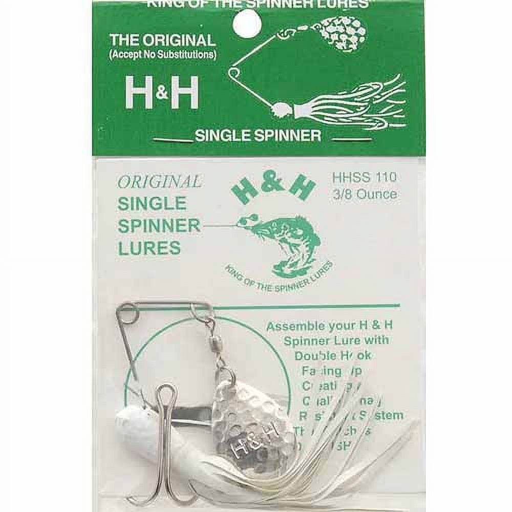 H&H Lure Company Original Spinner Bait Single Blade, 3/8 oz