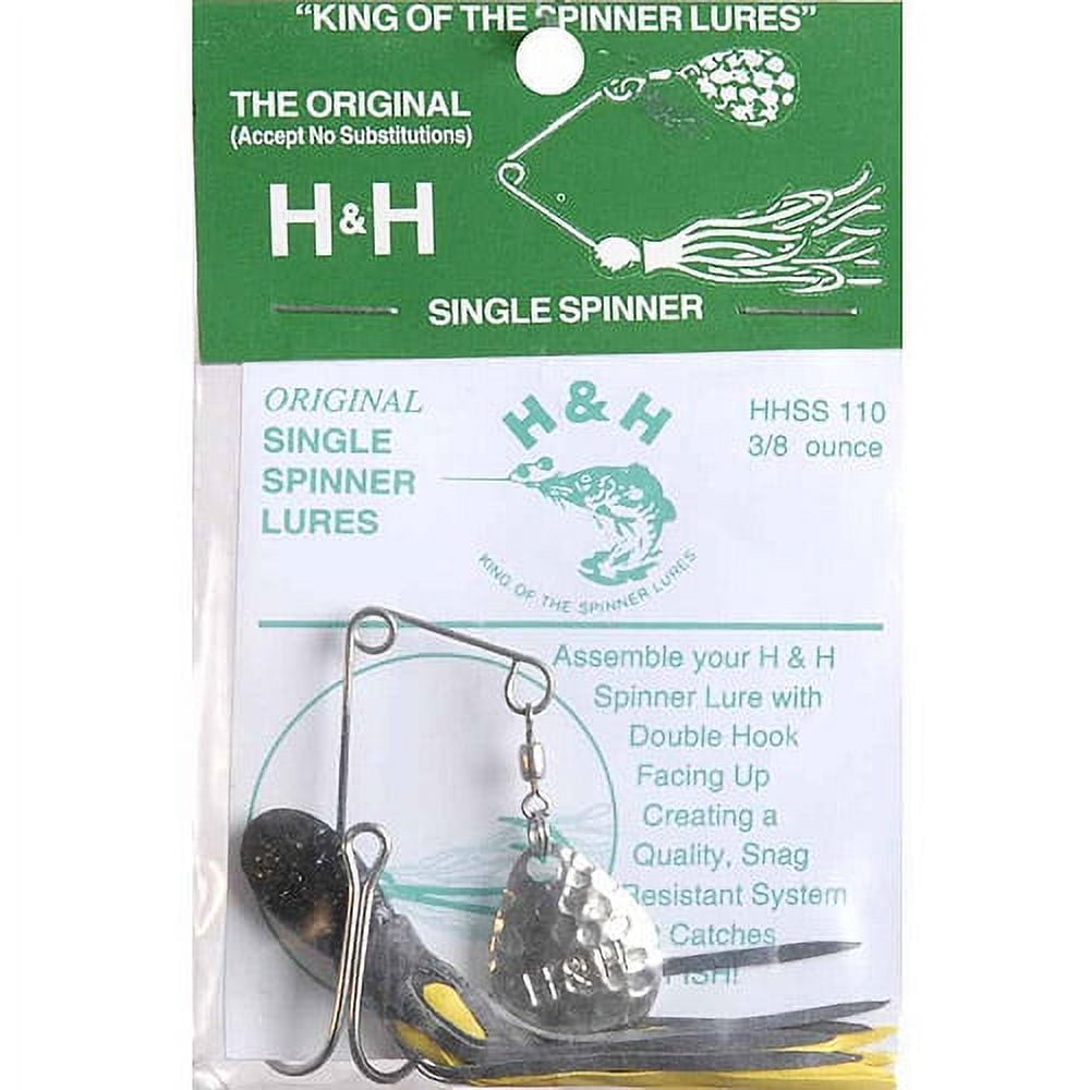 H&H Lure Original Spinner Bait Single Blade, 3/8 oz