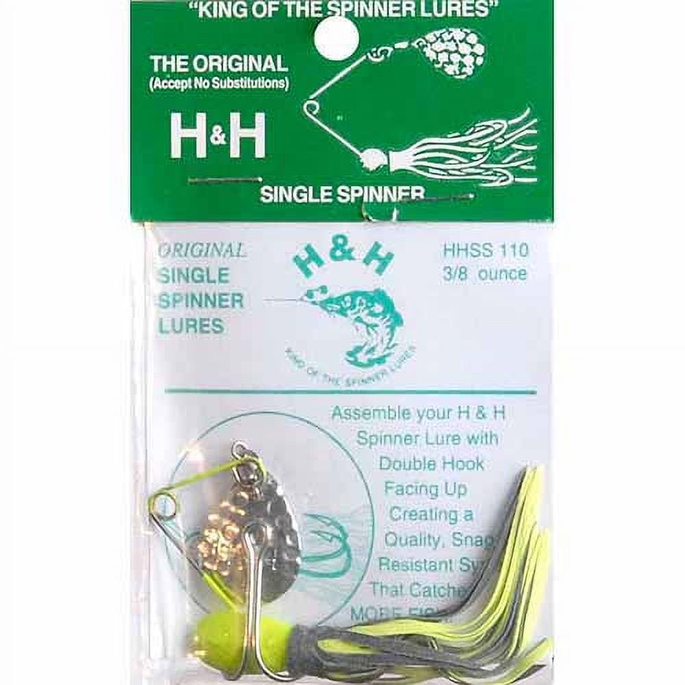 H&H Lure Original Spinner Bait Single Blade, 3/8 oz