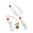 thumbnail image 1 of H&H Pro Cajun Grub Spin Spinner Bait, White, 1/16 oz, 1 of 4