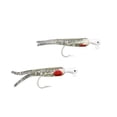 thumbnail image 1 of H&H Sparkle Beetle Jig Double Rig Sofbait, Clear & Glitter, 1/8 oz, 1 of 4