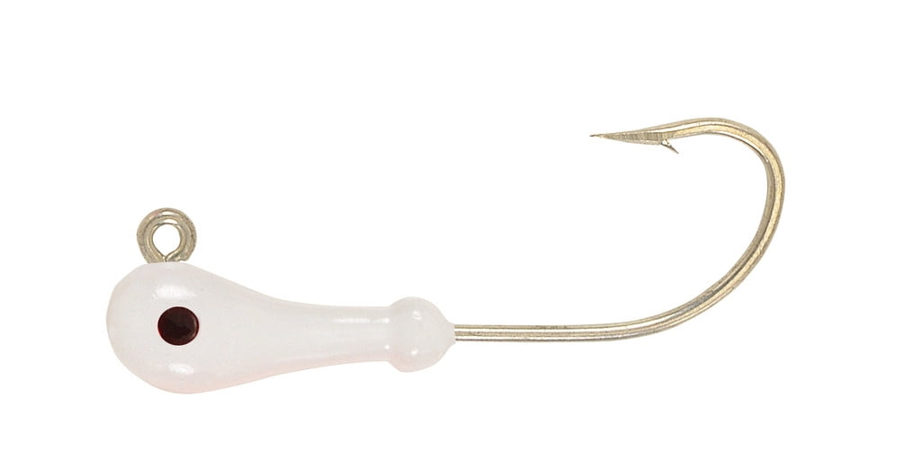 H&H Tackle S1410-02 White Jig Head Fishing Freshwater Lure