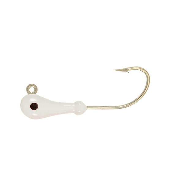 H&H Tackle S1410-02 White Jig Head Fishing Freshwater Lure