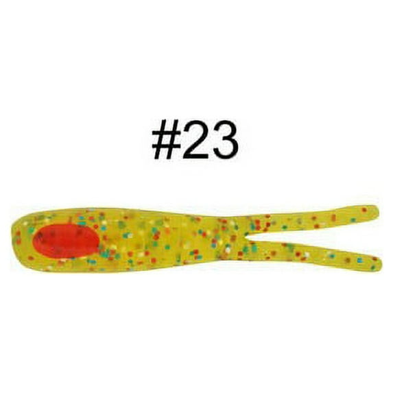H&H Tackle SR103-23 Chartreuse Firecracker Soft Plastic Red-Dot Fishing Lure