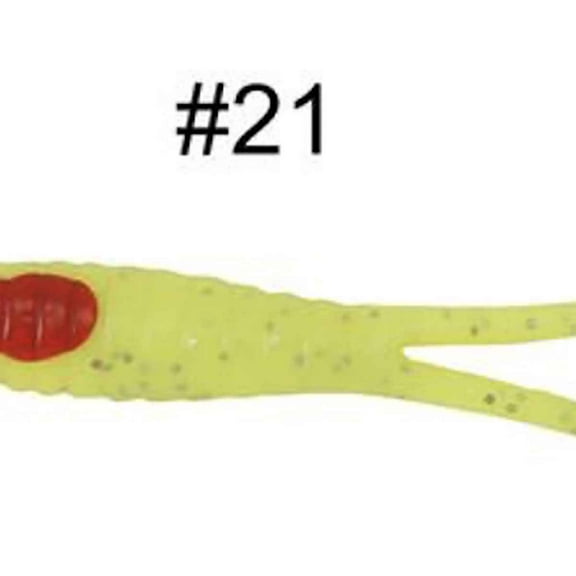 H&H The Original 3" Sparkle Beetle Saltwater Rig, Chartreuse Glow, 10 Count