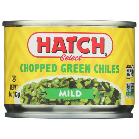 H-HATCH Select Chopped Green Chiles Mild, 4oz
