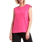 H Halston Womens Knit Sleeveless Pullover Top