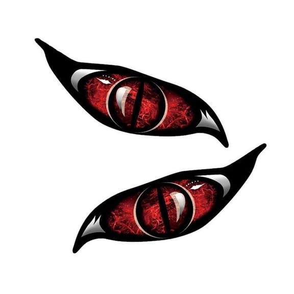 H Horror Theme Eye Decal With Striking Look For Halloween And Themed Parties