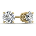 thumbnail image 1 of 1.00 Carat TW Diamond Stud Earrings in 14k Yellow Gold (H.I2), 1 of 4