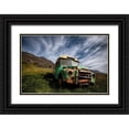 thumbnail image 1 of H. Ingibergsson, Torsteinn 24x17 Black Ornate Wood Framed with Double Matting Museum Art Print Titled - Old Green, 1 of 4
