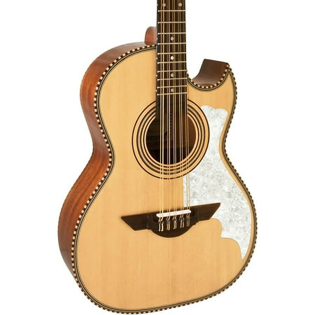 H. Jimenez 10-String Acoustic Electric Bajo Quinto Model LBQ2E with Gig Bag