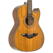 H. Jimenez El Estandar El Estandar Acoustic-Electric Bajo Quinto Natural Mahogany