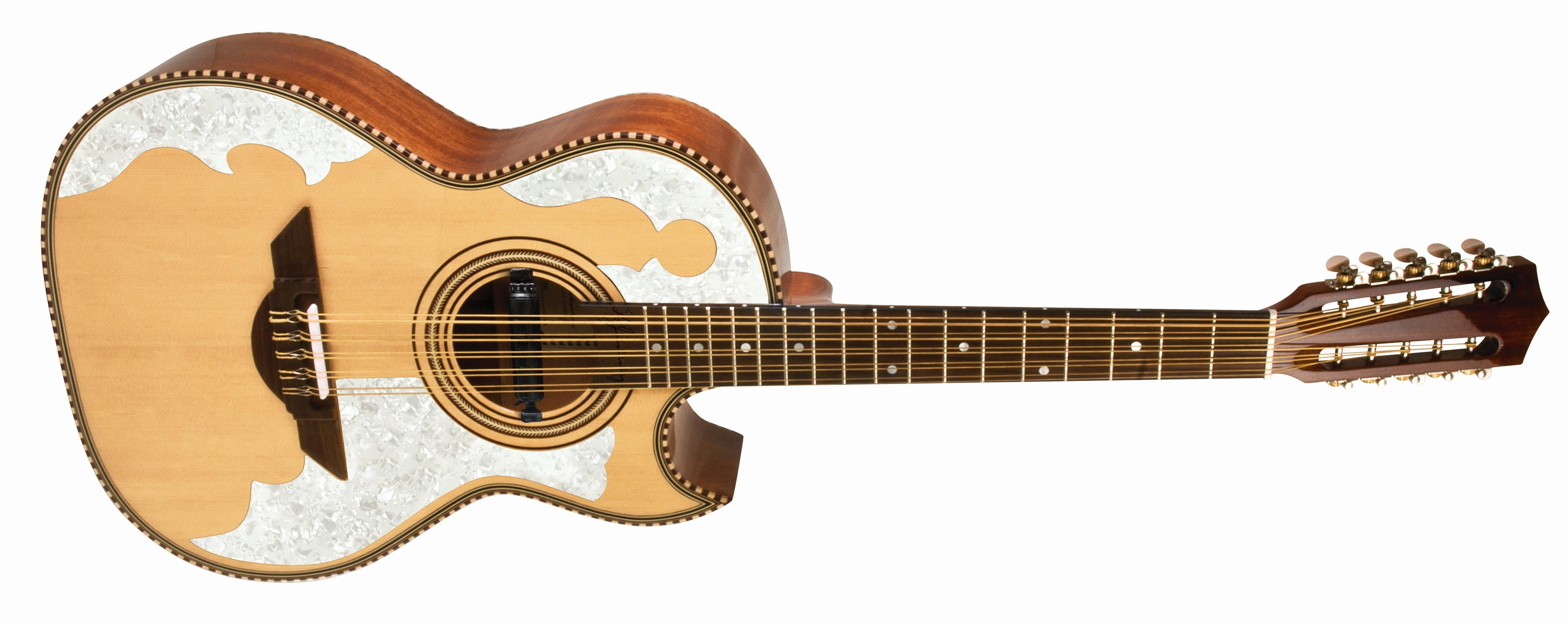 H. Jimenez LBQ4E El Patron Acoustic-Electric Bajo Quinto Natural