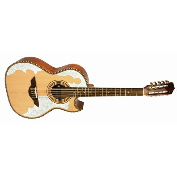 H. Jimenez LBQ4E El Patron Acoustic-Electric Bajo Quinto Natural