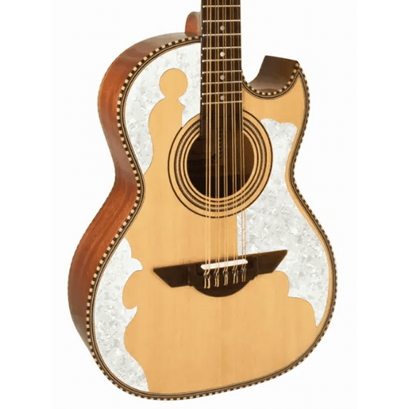 H. Jimenez LBQ Acoustic Bajo Quinto Gloss Natural