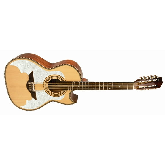H. Jimenez LBQ Acoustic Bajo Quinto Satin Natural