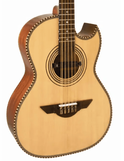 H. Jimenez LBQ1E El Estandar Acoustic-Electric Bajo Quinto Natural