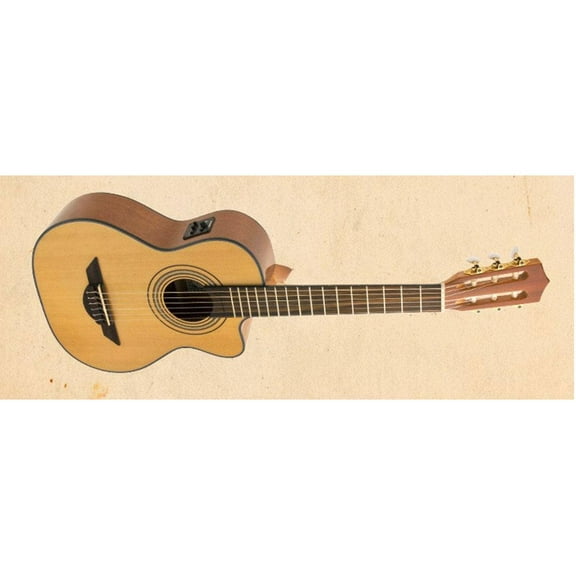 H. Jimenez Voz de Trio Acoustic Electric Requinto with Gig Bag