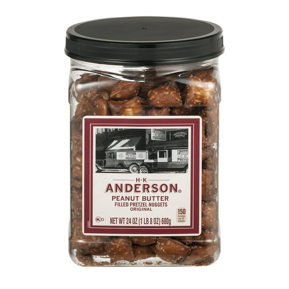 H.K. Anderson Peanut Butter Filled Pretzel Nuggets, 24 oz