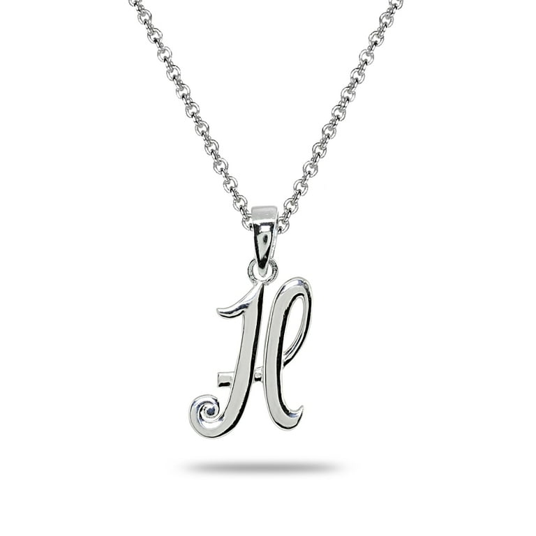Sterling silver H initial Sterling silver H initial