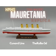 H.M.H.S. Mauretania Model 1 Foot in Length by TheRoller3D
