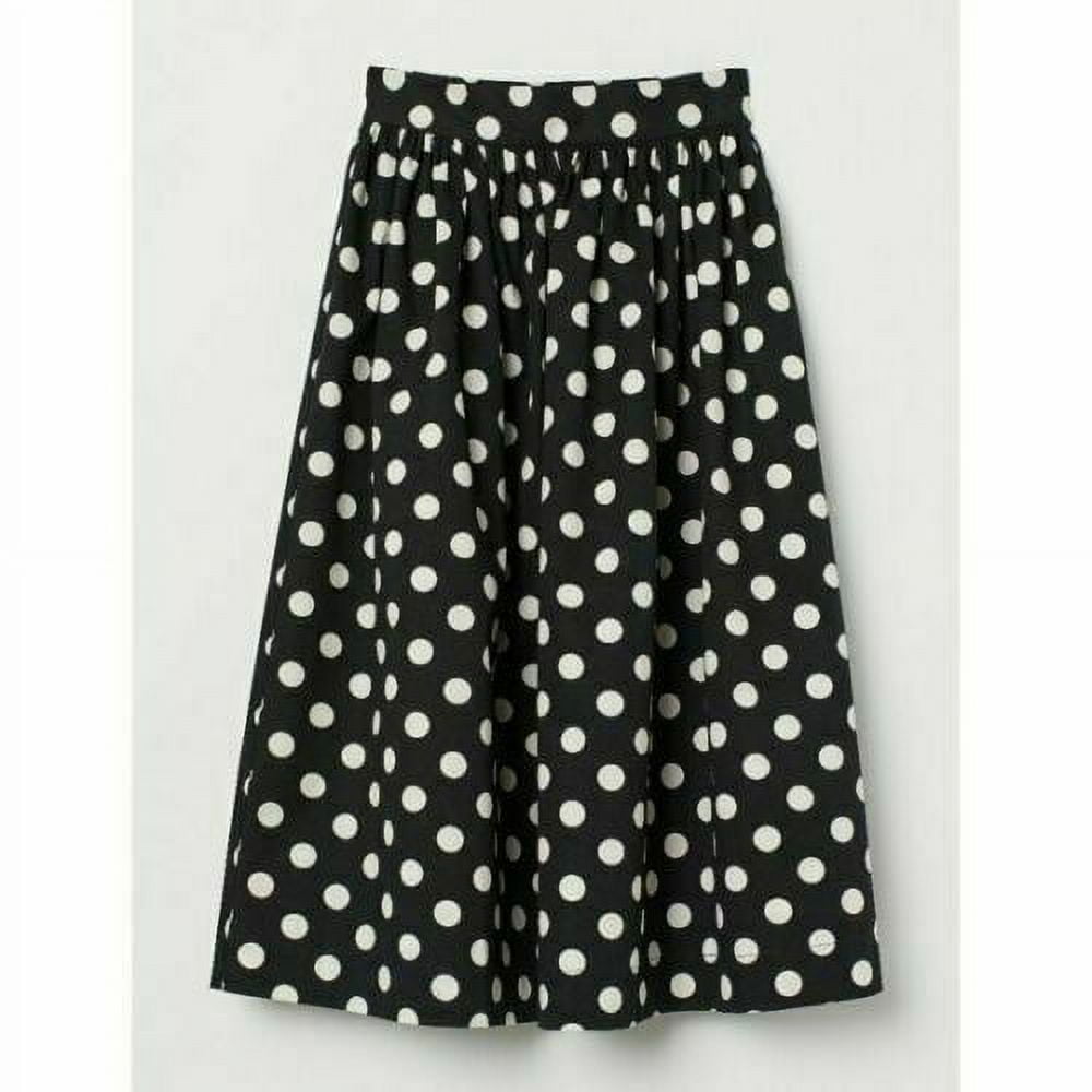 H and m top black and white skirt