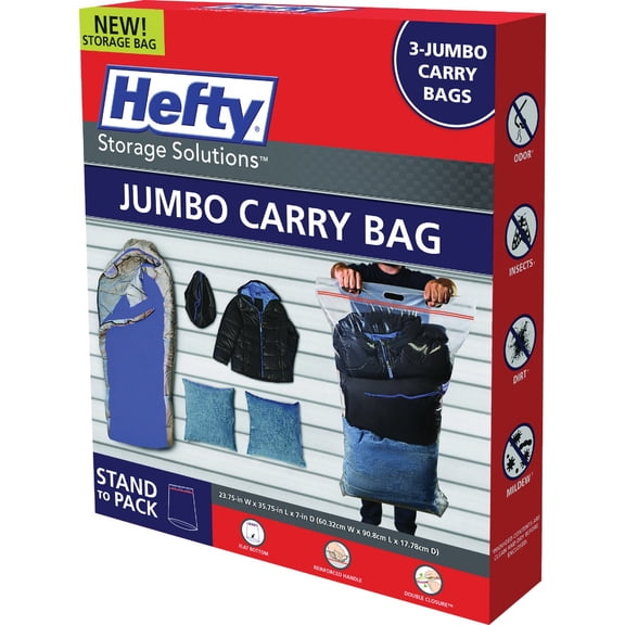 H M S Mfg. Co. Hefty Jumbo Vacuum Seal Storage Bags1 - Pack of 2
