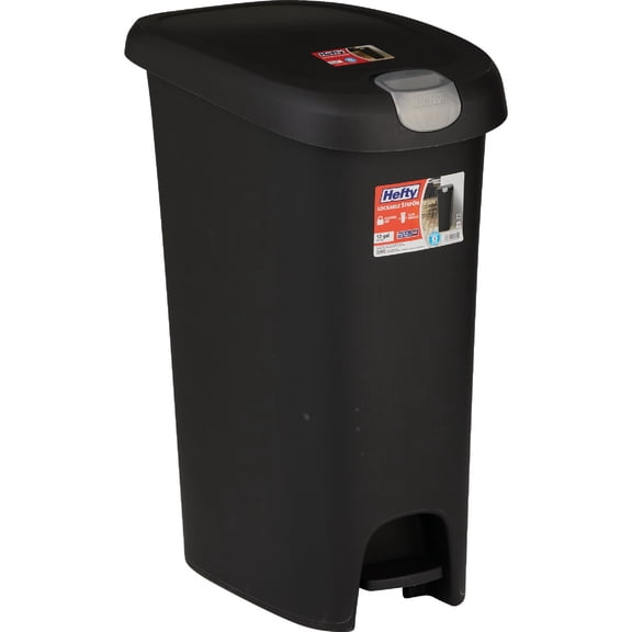 H M S Mfg. Co. Hefty Lid Lock Wastebasket - Single Pack