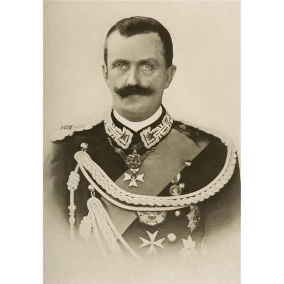 H.M. Victor Emmanuel III of Italy 1869-1947 King of Italy 1900-1946 Emperor Poster Print - Large - 24 x 34