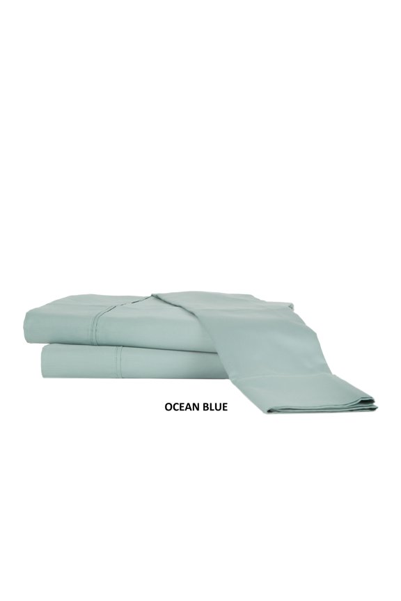 Knightsbridge 1000 Thread Count Herringbone Sateen Sheet Set - 4-Piece - Queen 60x80", Gray