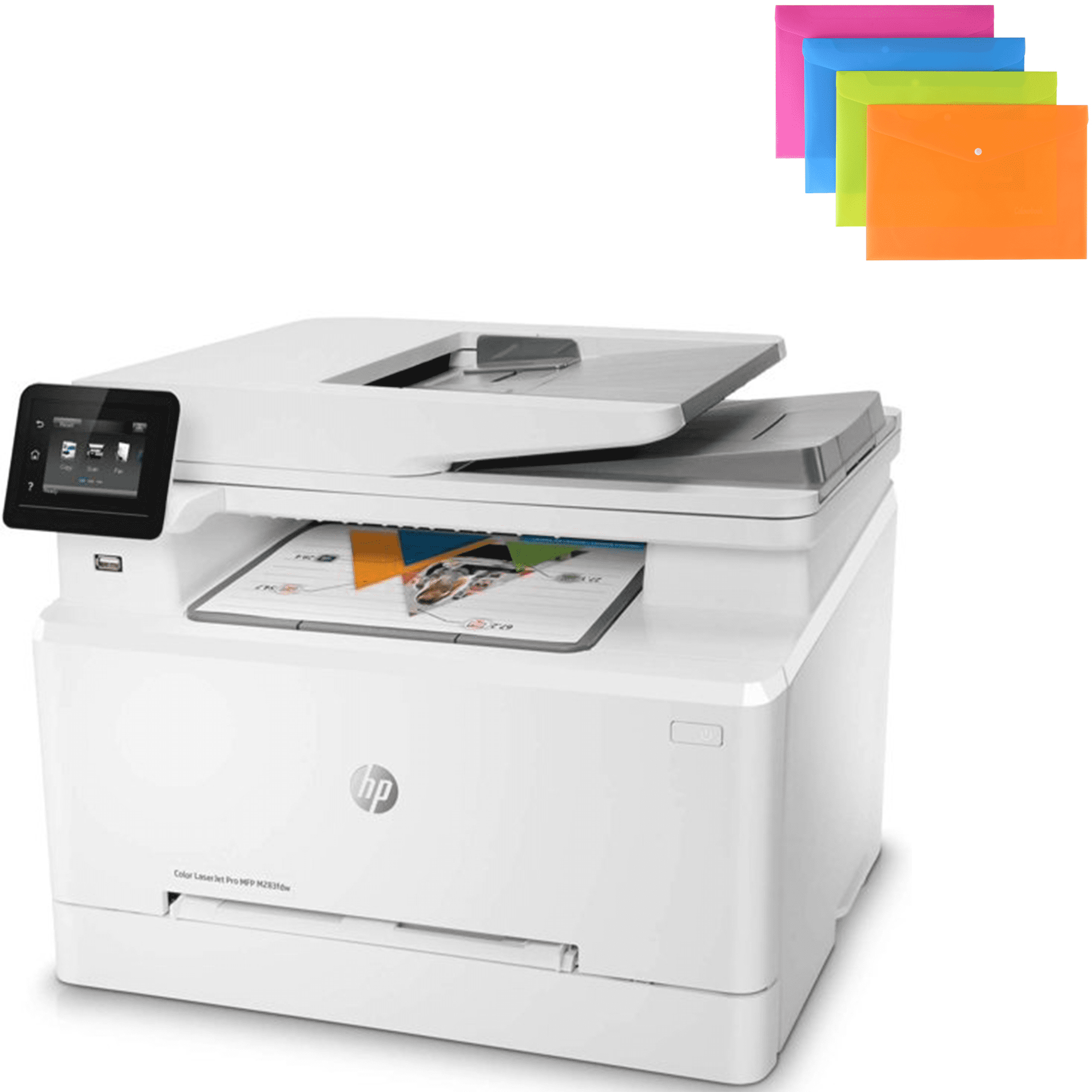 H-P Laserjet Pro MFP M283fdw All-in-One Wireless Color Laser Printer, Print  Scan Copy Fax, 22 ppm, 600x600 dpi, 8.5x14, Auto 2-Sided Printing, Work