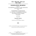 thumbnail image 1 of H.R. 1906, H.R. 2818 and H.R. 3936: legislative hearing before the Subcommittee on National Parks, Recreation, and Public Lands of the Committee on Resources, U.S. House of Representatives, One Hundre, 1 of 1