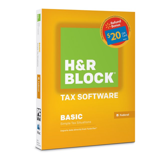 H&R Block Basic 2014 Tax Software