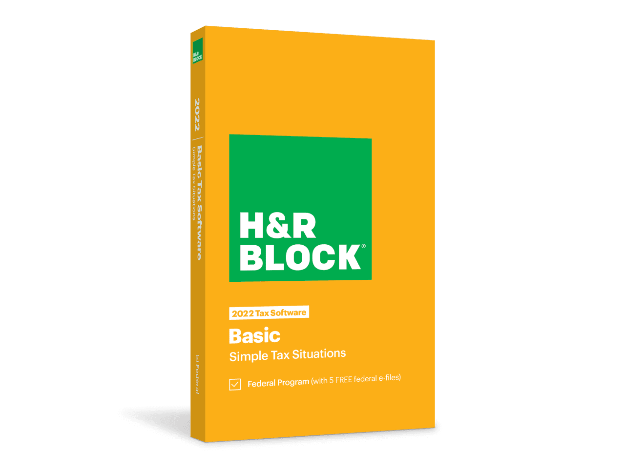 H&R Block Tax Software Basic 2022 [Key Card]