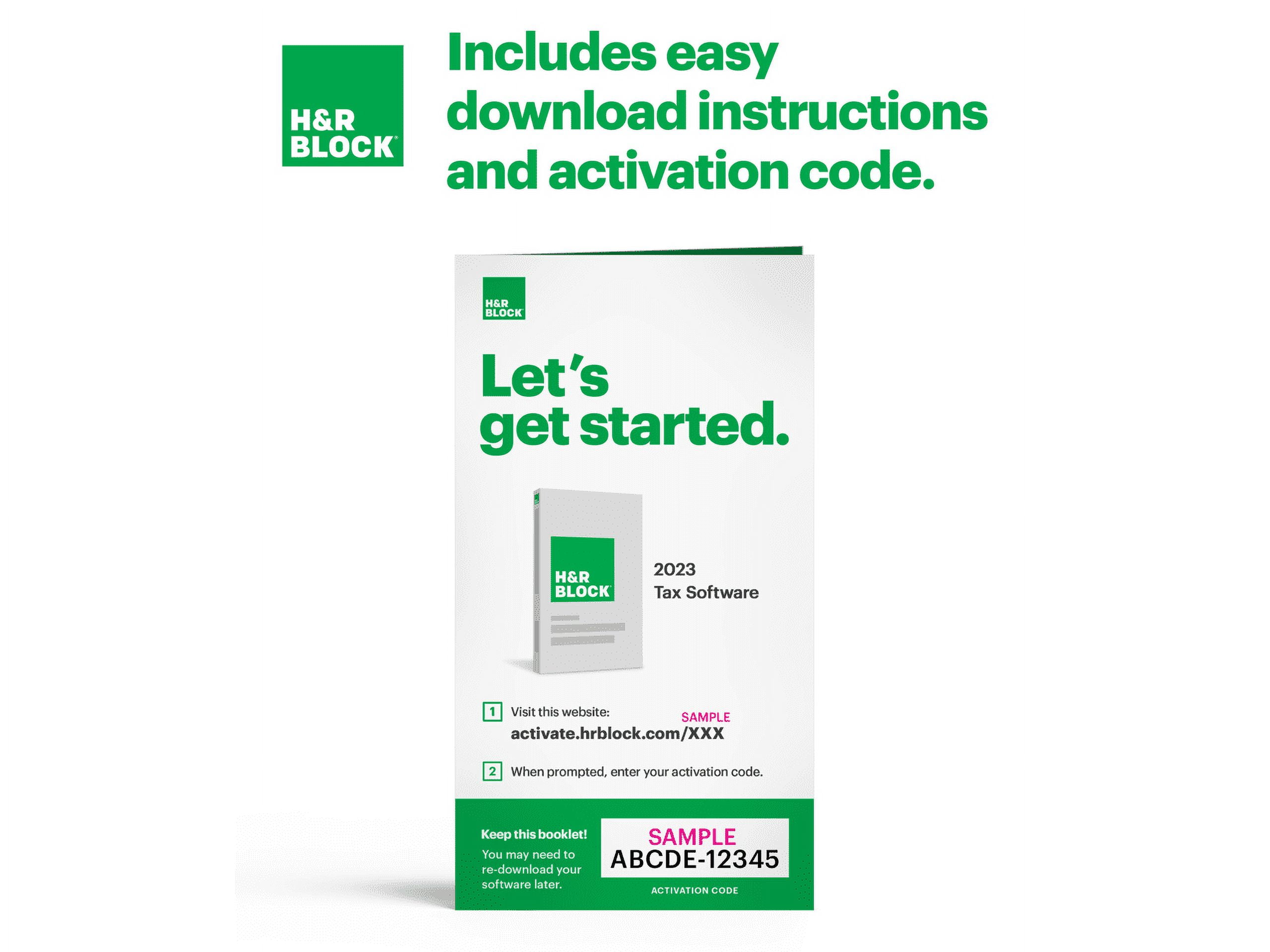 H&R Block Tax Software Premium 2023