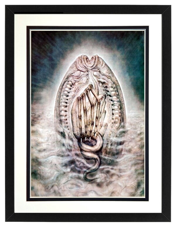 H.R. Giger Alien Egg Framed Poster - Walmart.com